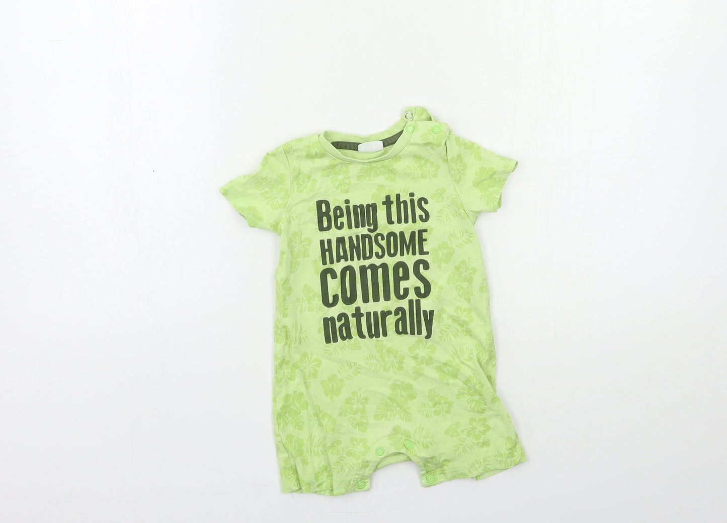 F&F Baby Grey   Babygrow One-Piece Size 6-9 Months