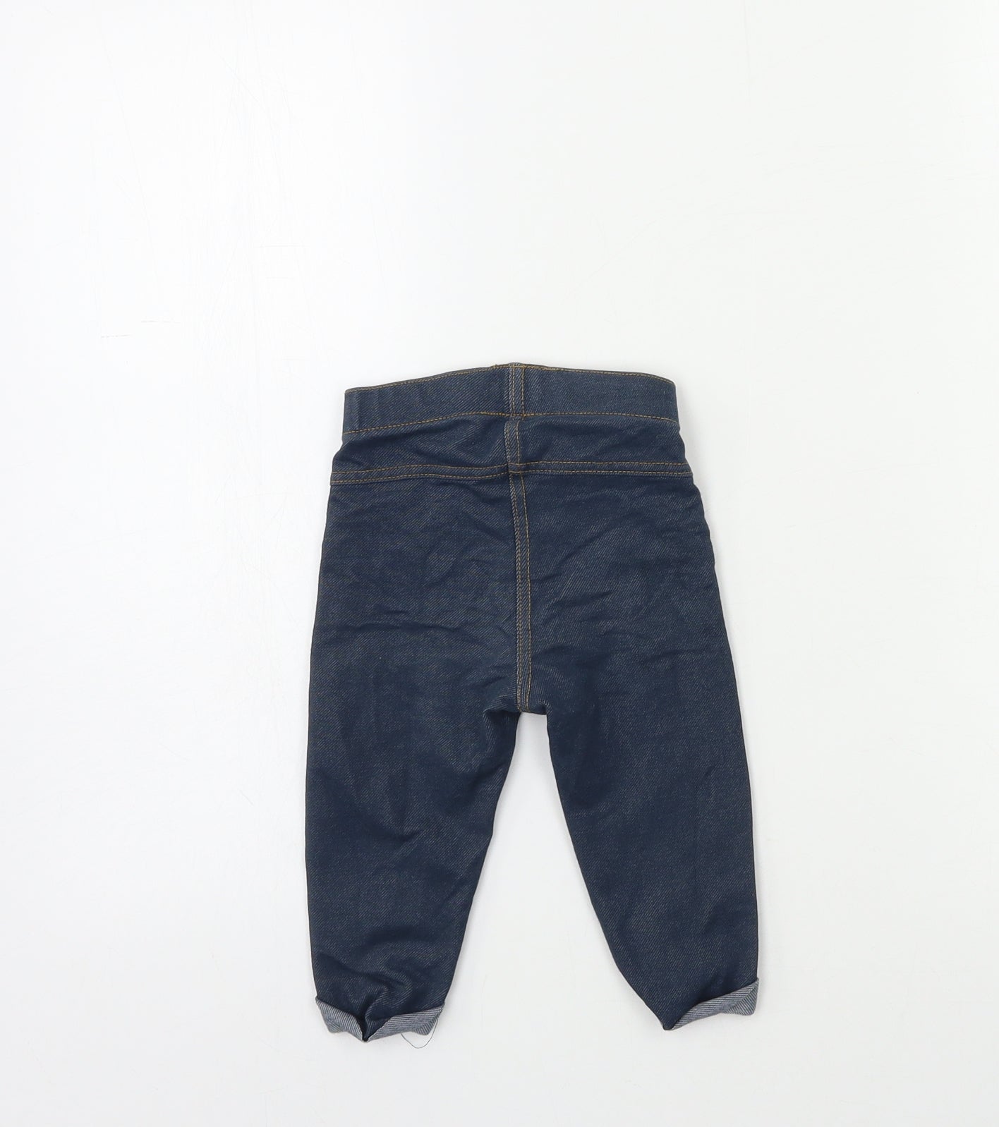 Kiabi Baby Blue  Denim Snow Pants Jeans Size 12 Months
