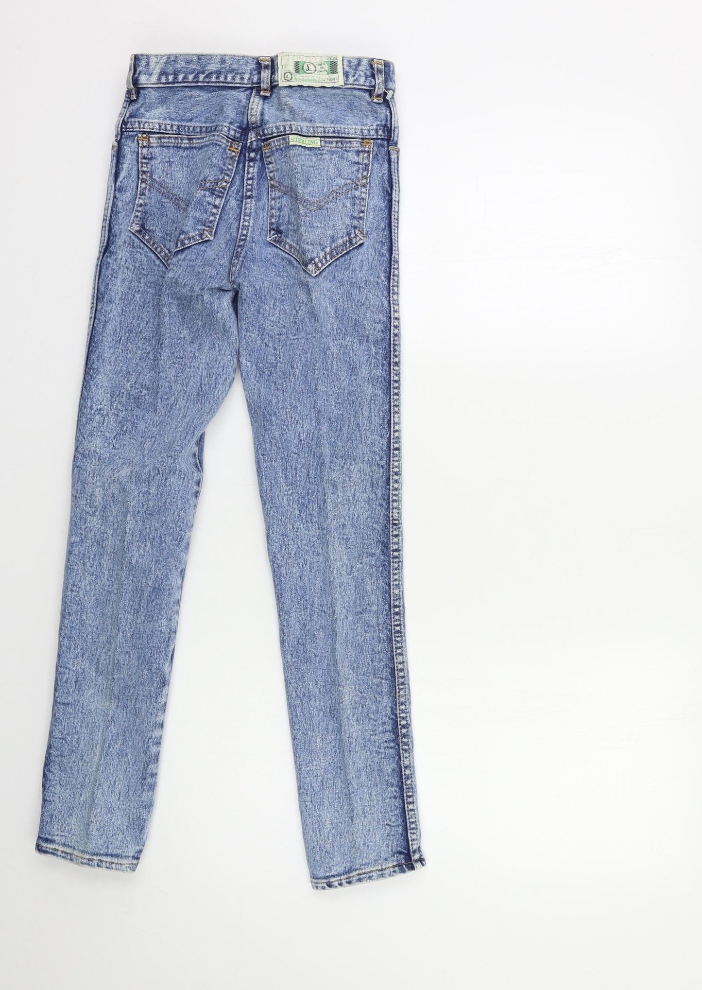 Preworn Womens Blue  Denim Skinny Jeans Size 26 in L26 in