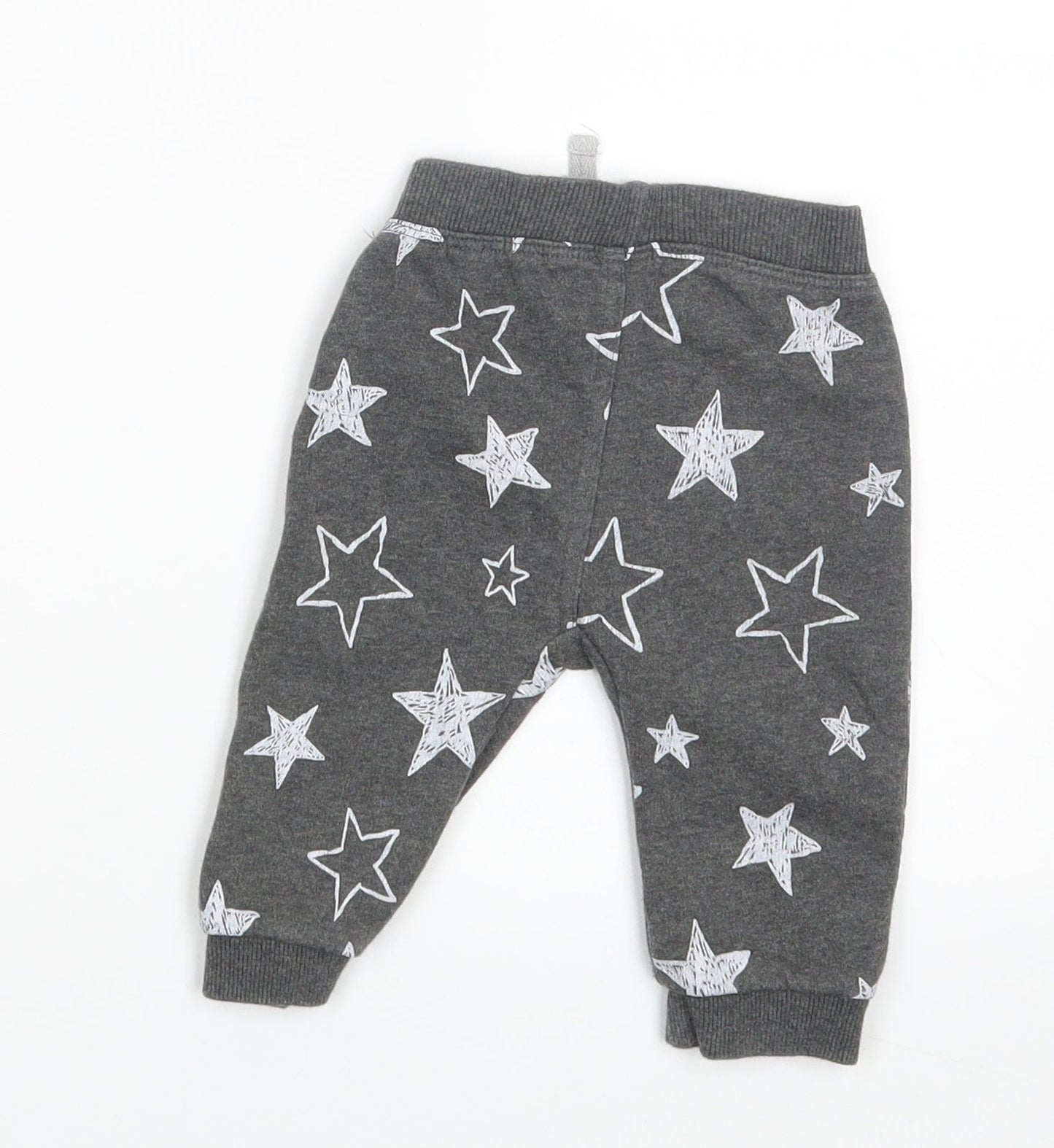 George Baby Grey   Jogger Leggings Size 3-6 Months  - Waist 14in; Inside  leg 7in