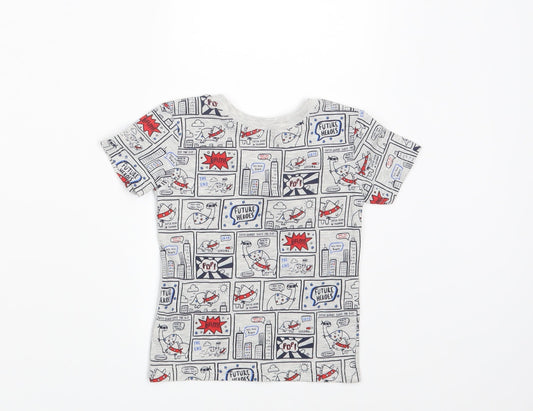 George Boys Grey   Basic T-Shirt Size 9-12 Months