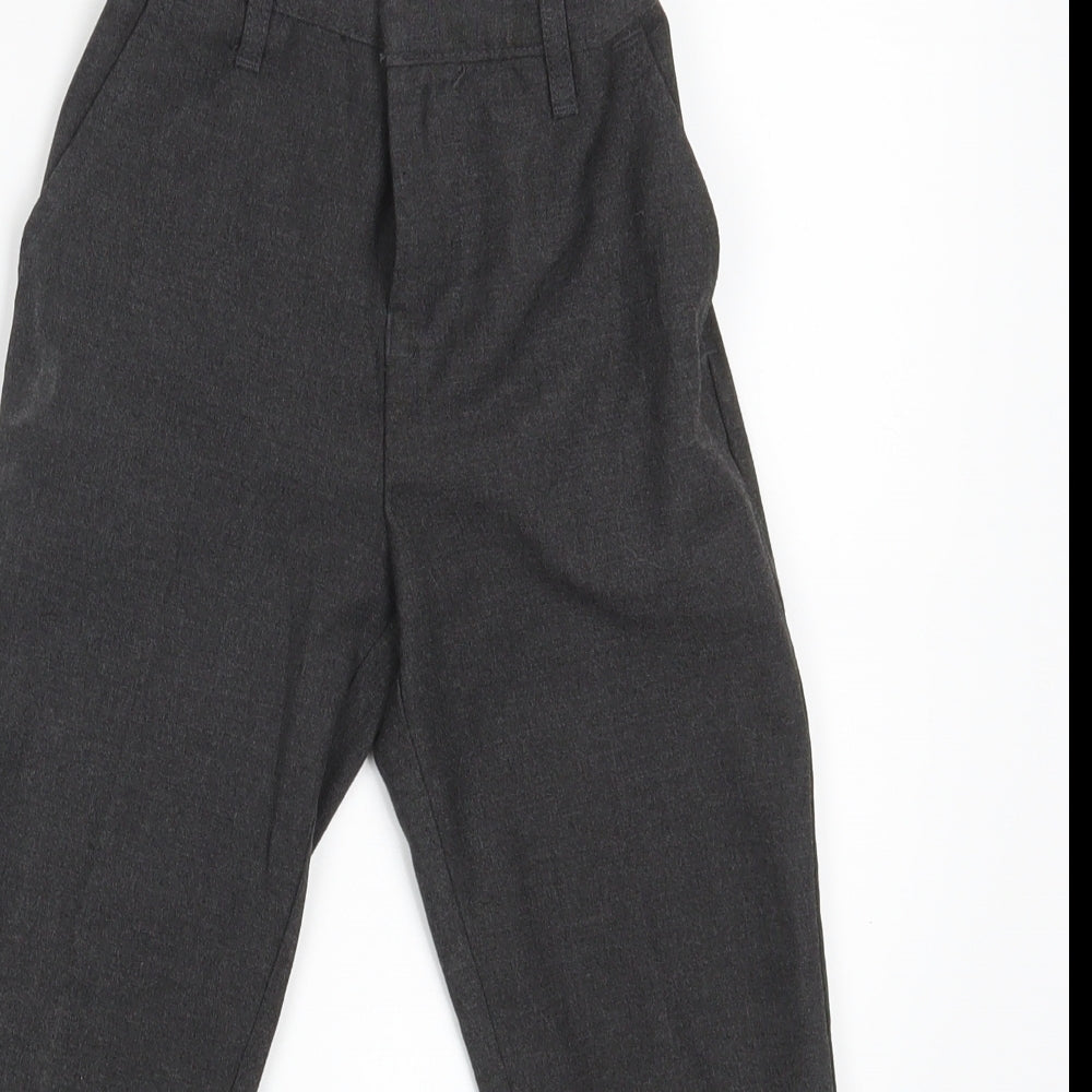 TU Girls Grey   Dress Pants Trousers Size 6 Years - Waist 18in; Inside  leg 18in