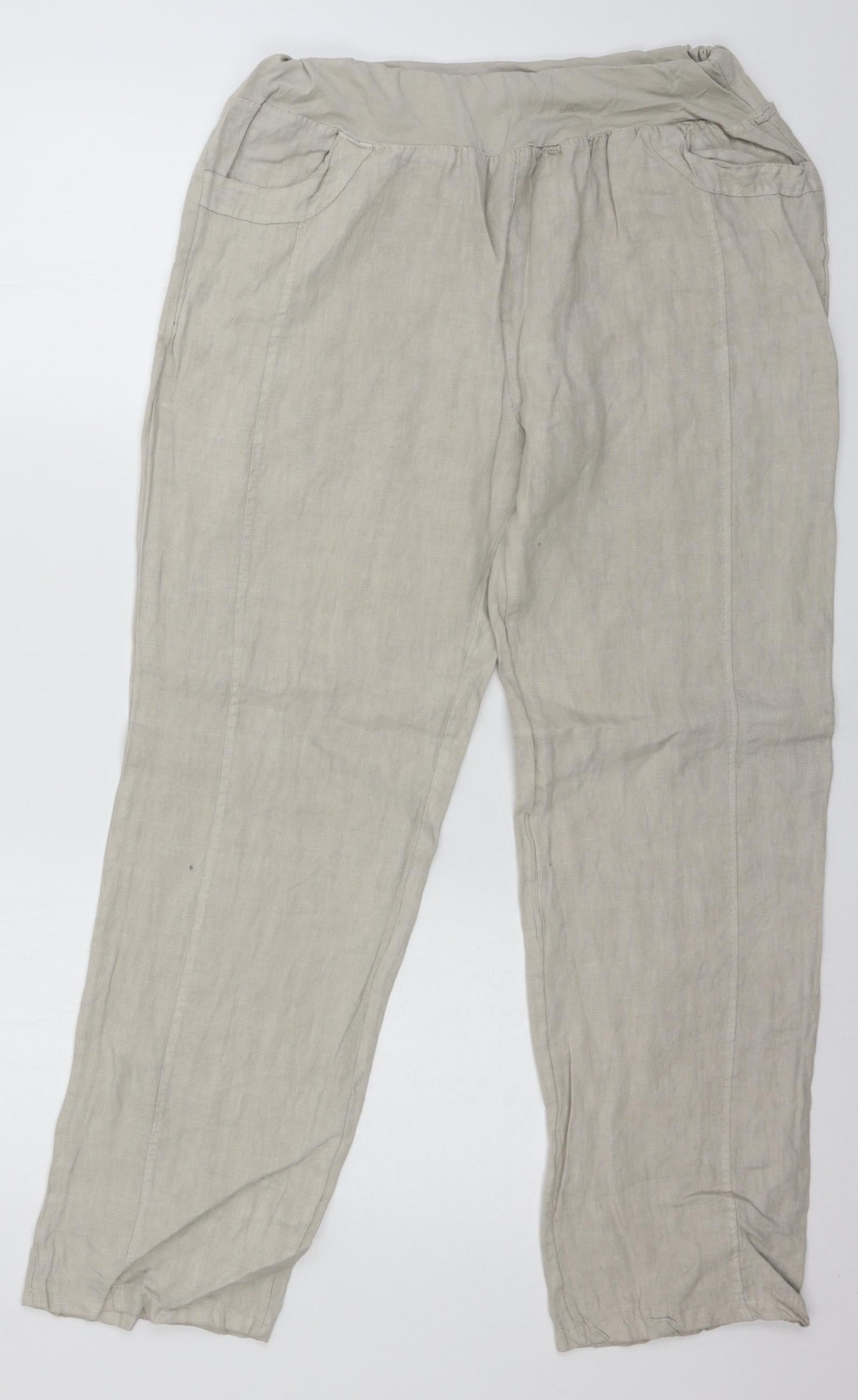 Preworn Womens Grey   Trousers  Size 34 in L29 in