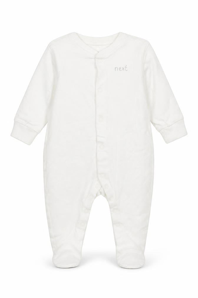 NEXT Baby White   Babygrow One-Piece Size 3-6 Months