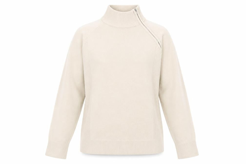 Pure & Natural Womens Beige  Knit Pullover Jumper Size 18