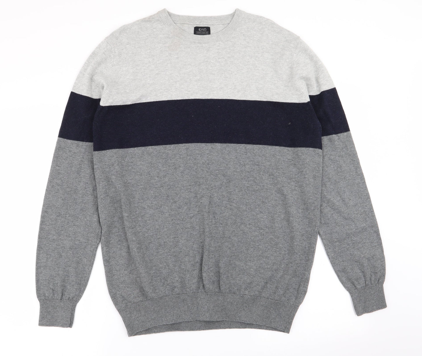 ACW58 Mens Multicoloured   Pullover Jumper Size M