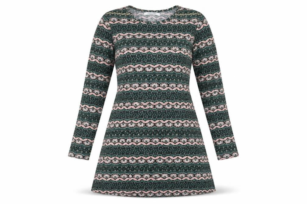 glamarous Womens Multicoloured Geometric  Fit & Flare  Size XS