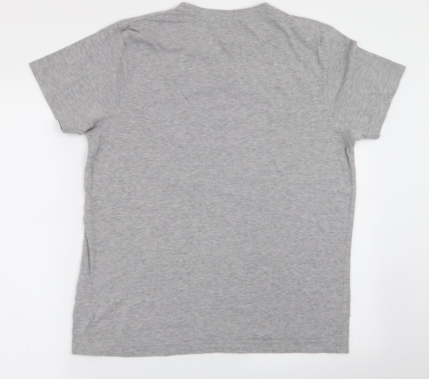 Peacocks Mens Grey    T-Shirt Size M