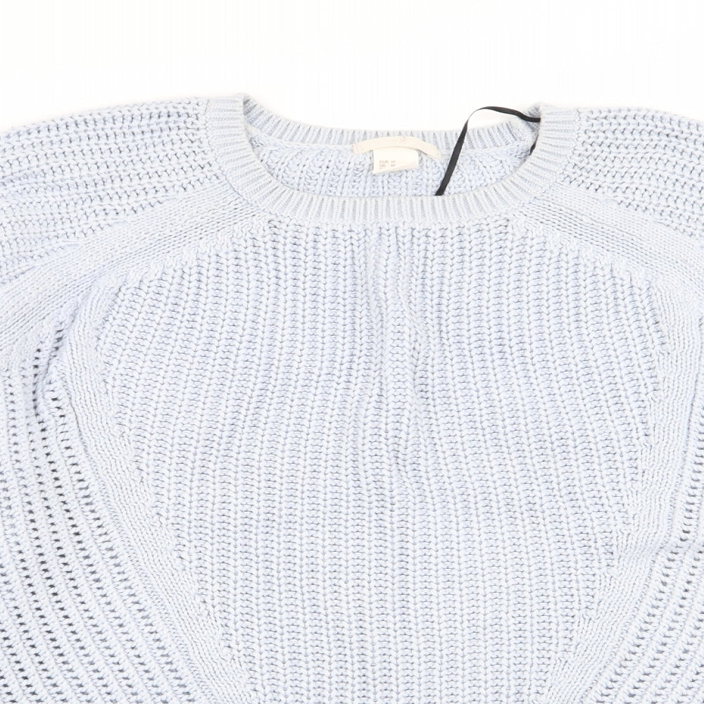 H&M Womens Blue   Pullover Jumper Size M