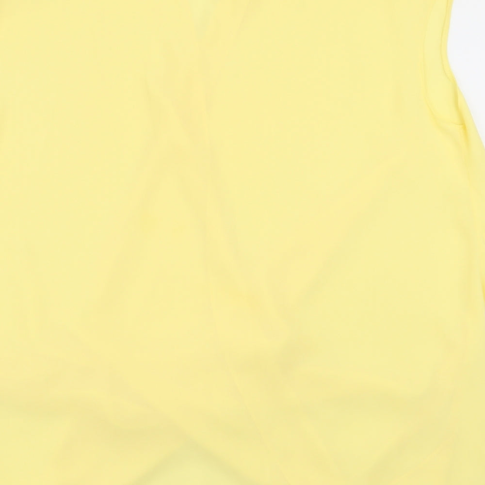 Wallis Womens Yellow   Basic Blouse Size S
