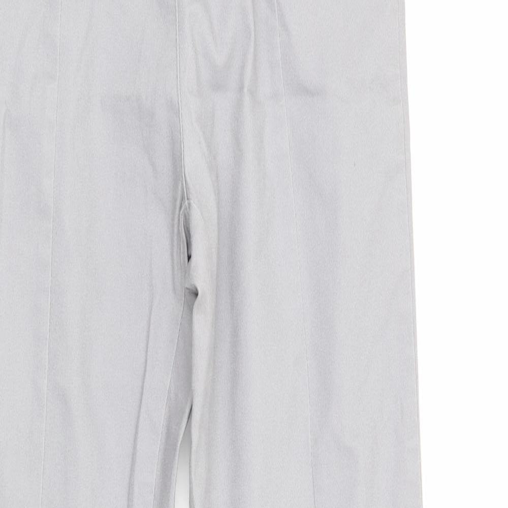 H&M Womens Grey   Trousers  Size 10 L29 in