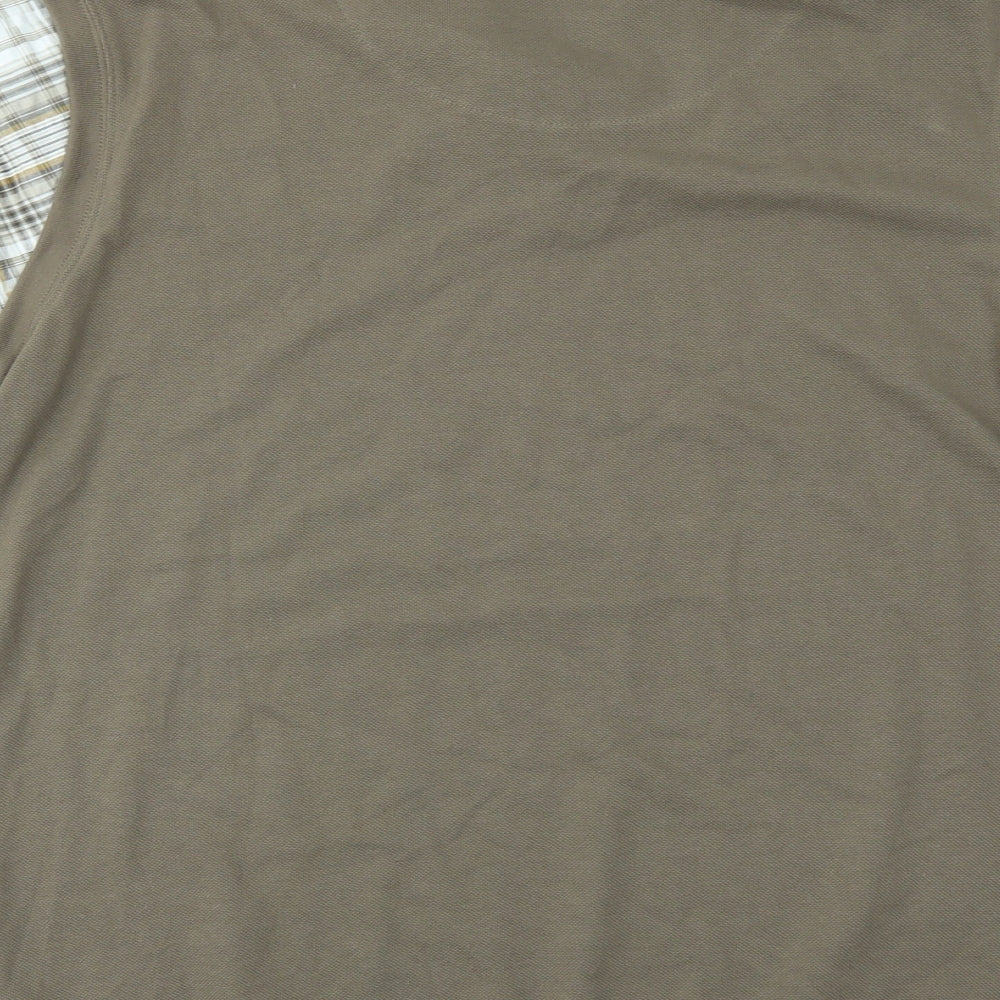 Cotton Traders Mens Brown   Pullover Sweatshirt Size L