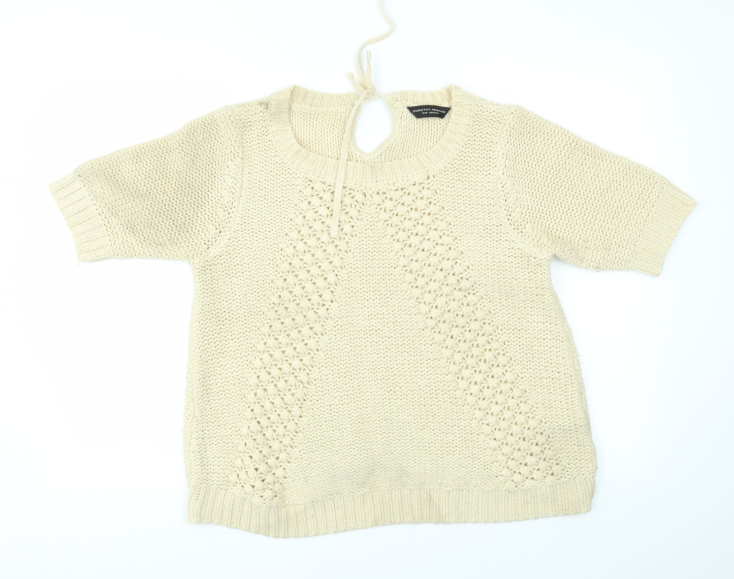 Dorothy Perkins Womens Ivory   Pullover Jumper Size 14