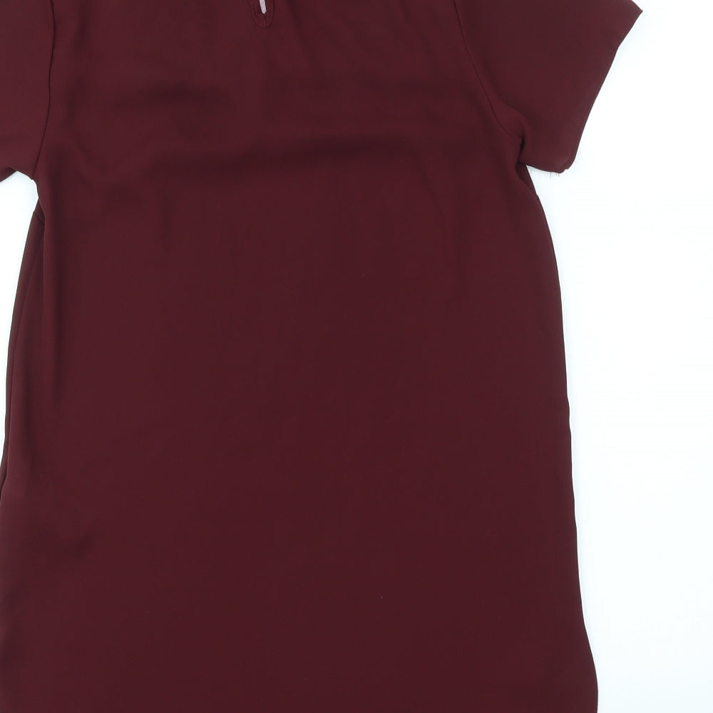 New Look Womens Red   Basic Blouse Size 6