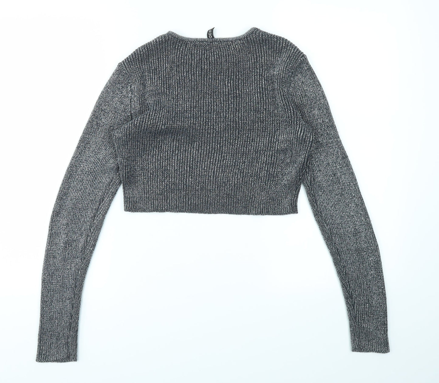 H&M Womens Silver   Pullover Jumper Size 8
