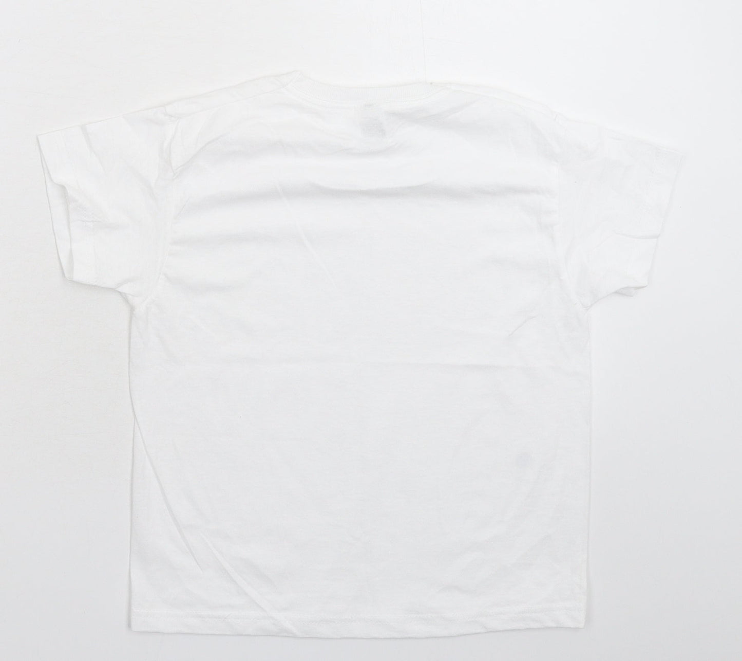Fruit of the Loom Boys White   Basic T-Shirt Size 5-6 Years