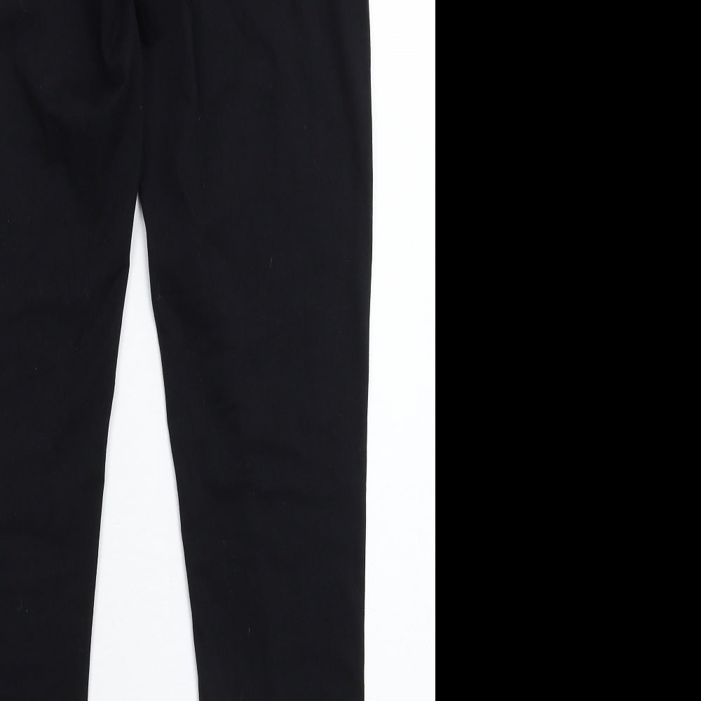 Rainbow Womens Black   Capri Leggings Size M L26 in