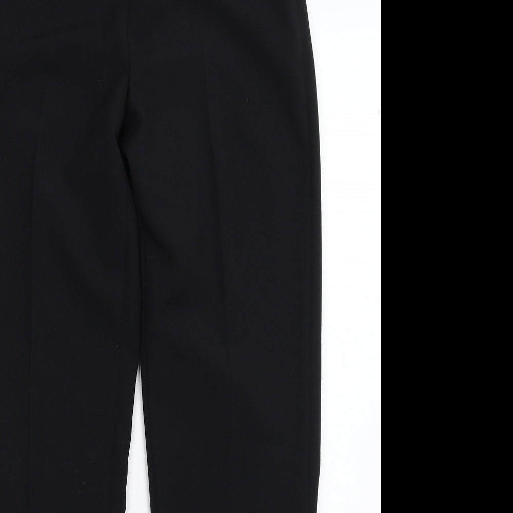 Debenhams Womens Black   Dress Pants Trousers Size 8 L28 in