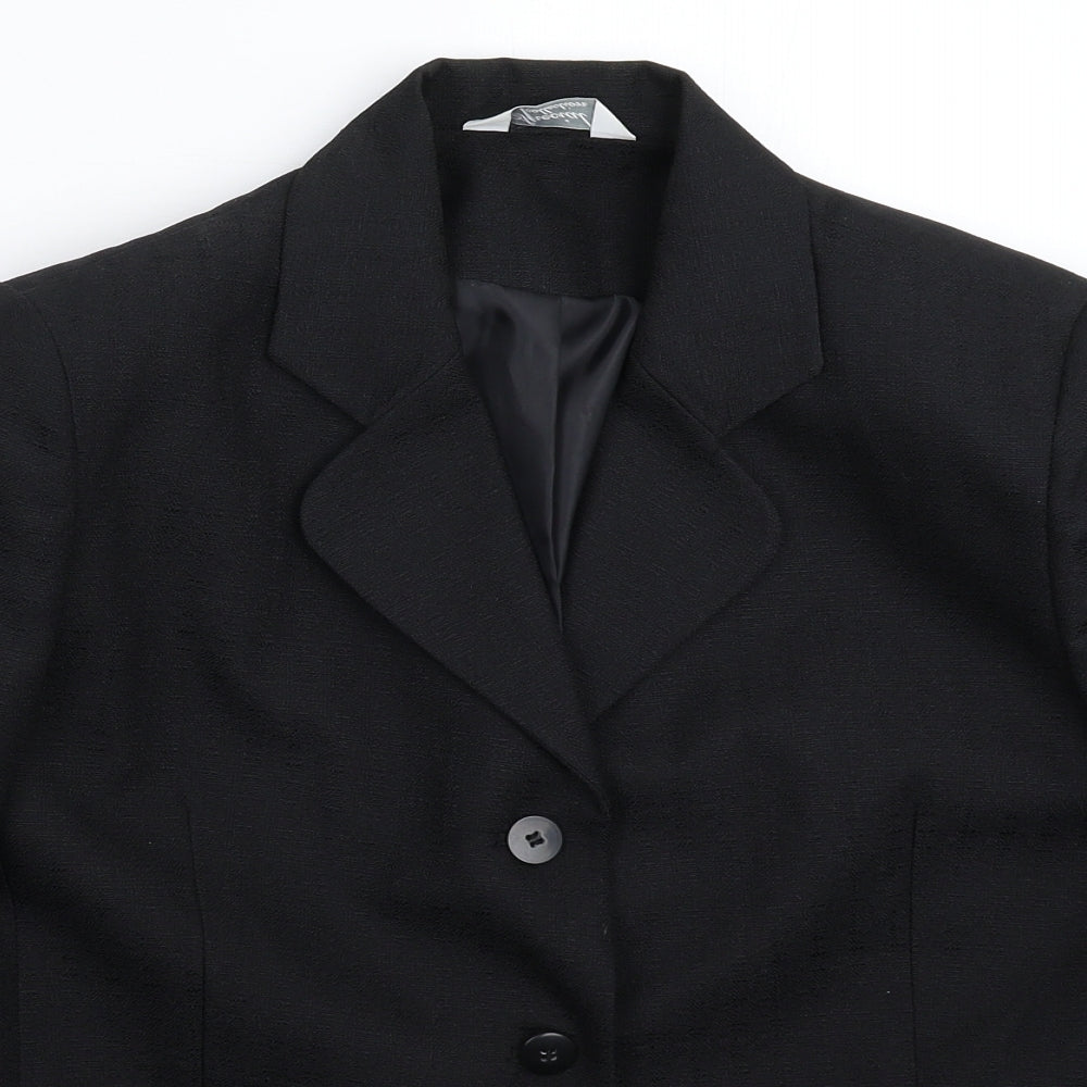Special Collection  Womens Black   Jacket Suit Jacket Size 14