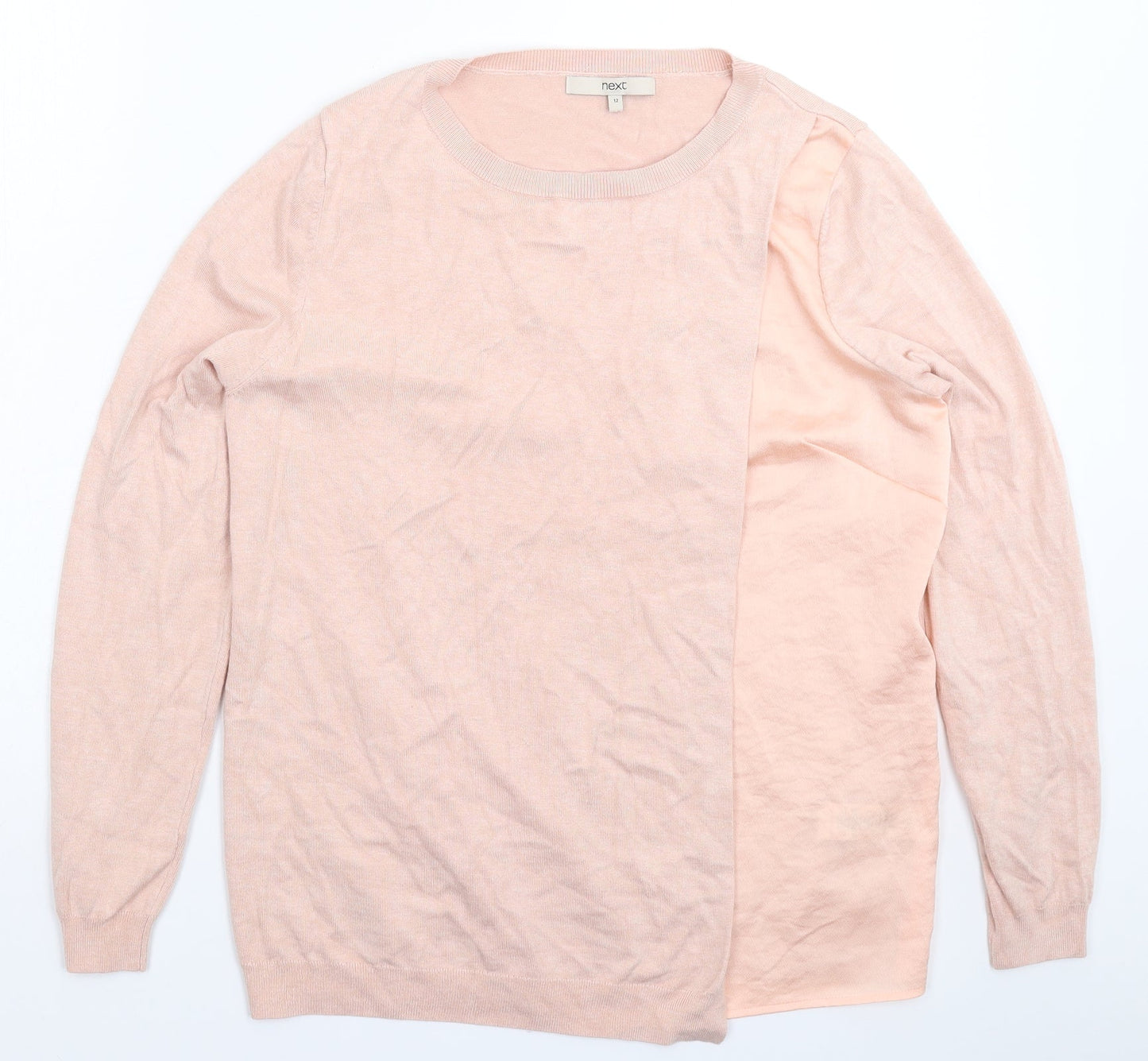 NEXT Womens Pink  Knit Pullover Jumper Size 12