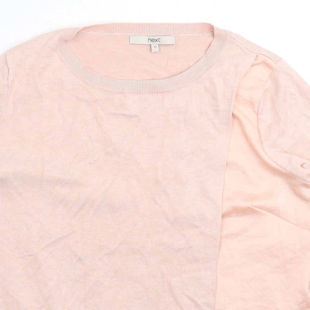 NEXT Womens Pink  Knit Pullover Jumper Size 12