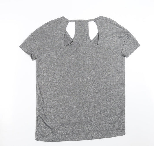 NEXT Womens Silver   Basic T-Shirt Size 10
