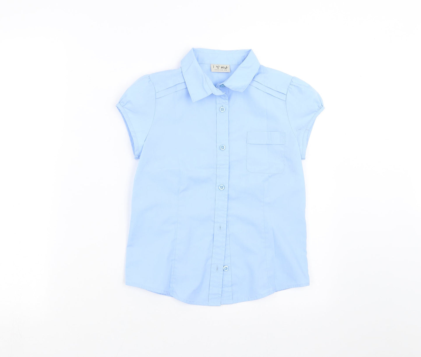 NEXT Girls Blue   Basic Button-Up Size 9 Years  - school
