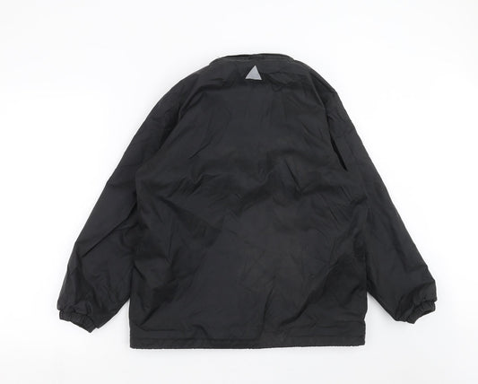 Blue Max Boys Black   Jacket  Size 11-12 Years