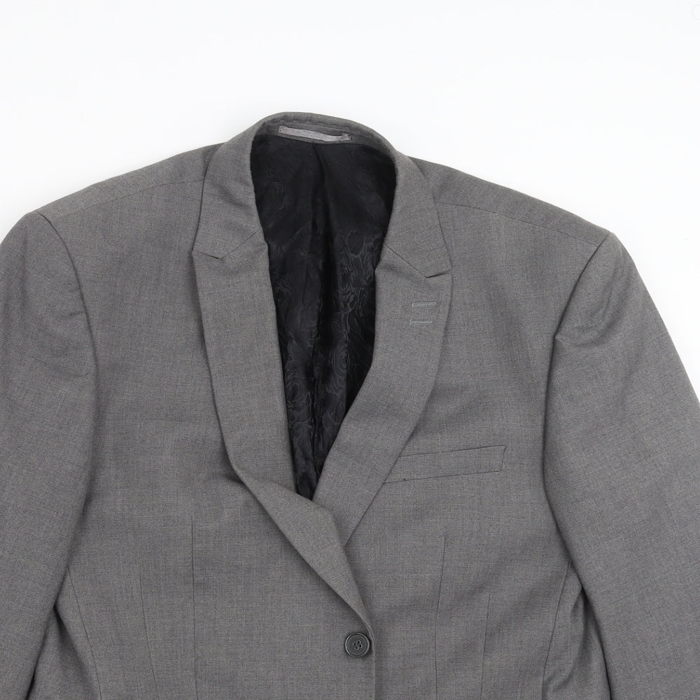 Skopes Mens Grey   Jacket Suit Jacket Size 40