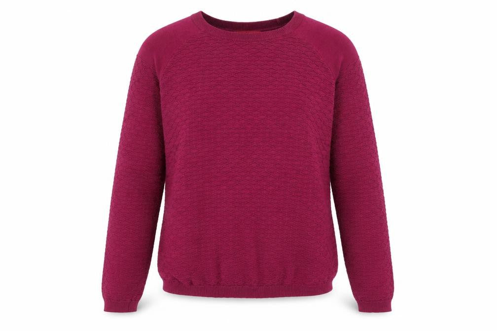 NEXT Womens Purple Geometric Knit Pullover Jumper Size 6