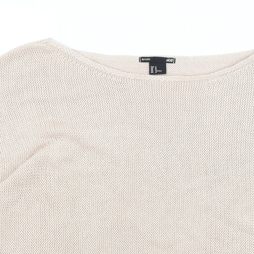 H&M Womens Pink   Pullover Jumper Size M