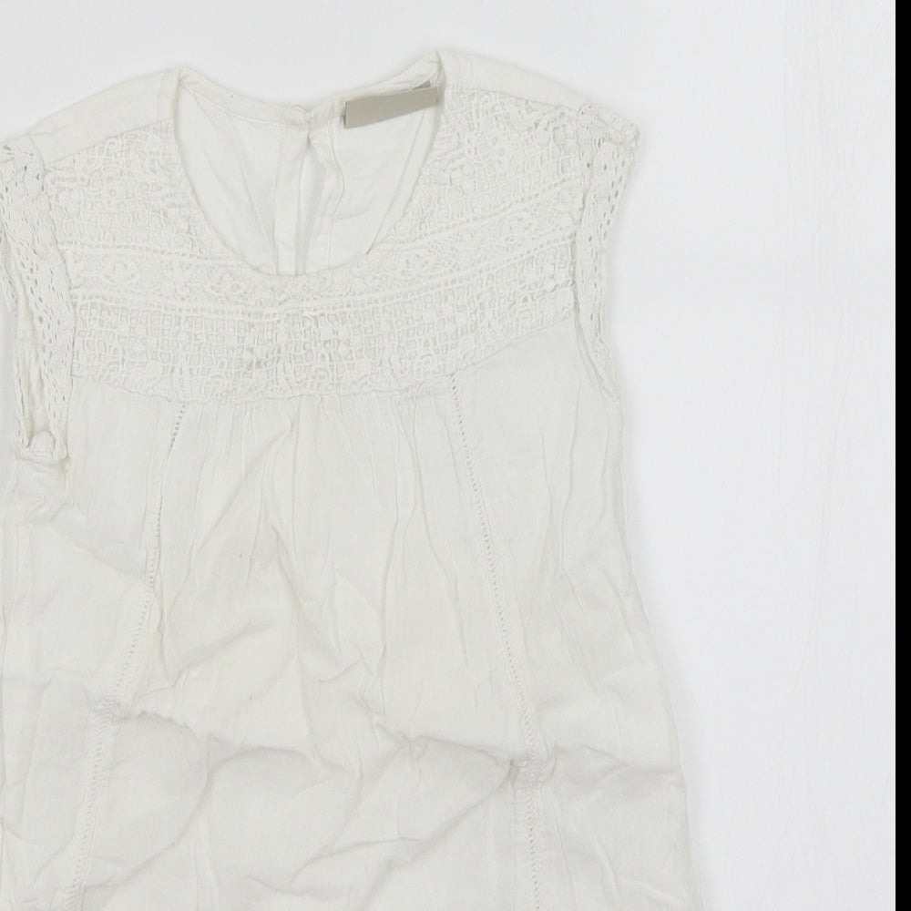 NEXT Girls White   A-Line  Size 4 Years