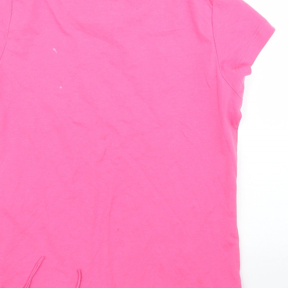 Pepperts Girls Pink   Basic T-Shirt Size 9 Years