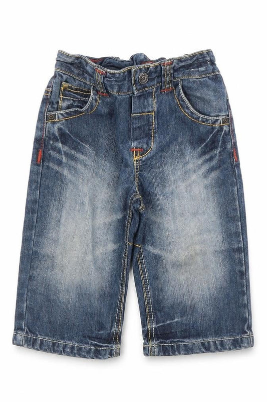 NEXT Boys Blue  Denim Capri Jeans Size 9-12 Months