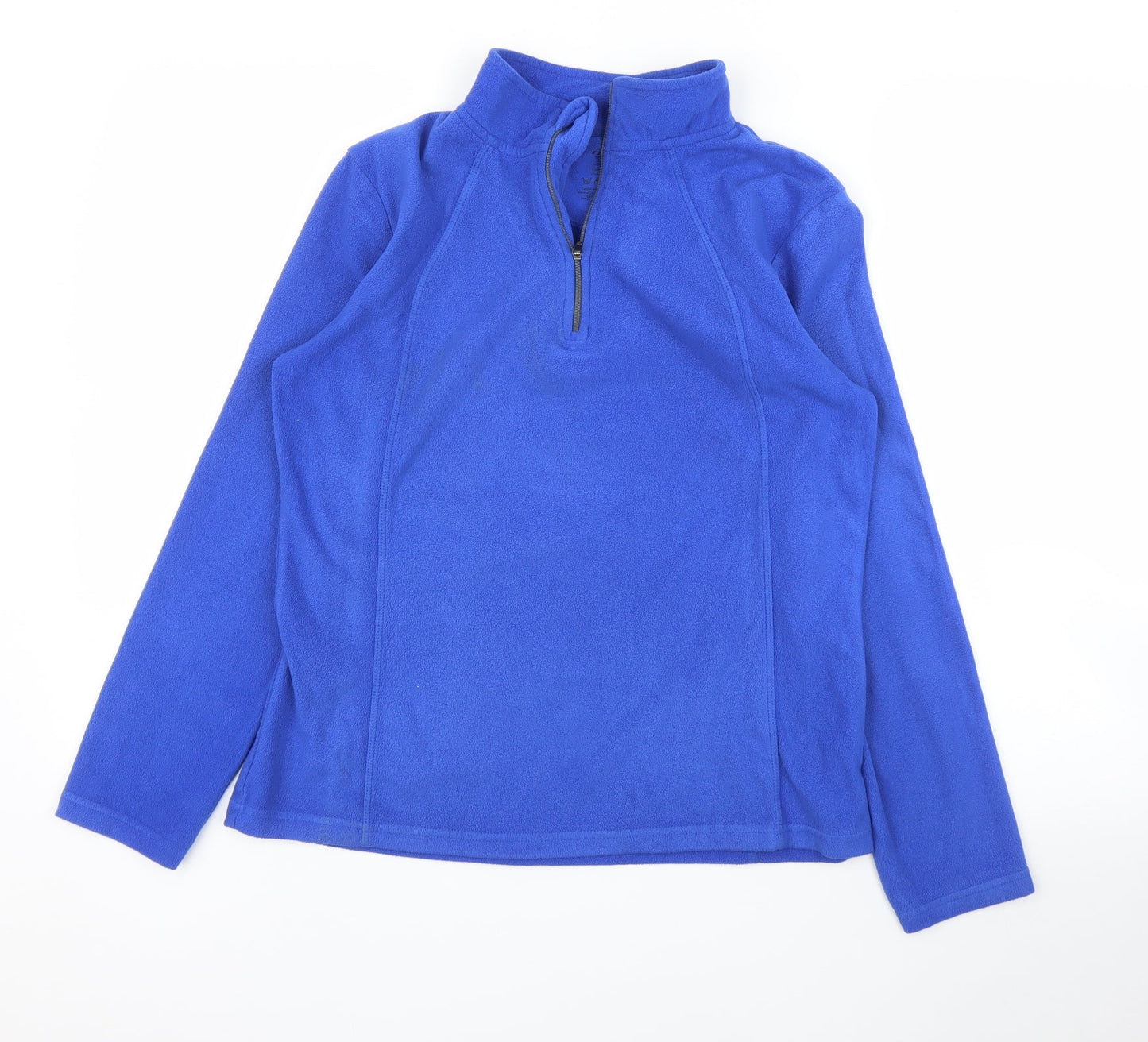 Crane Womens Blue  Fleece Pullover Jumper Size 8
