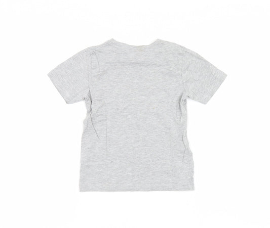 Matalan Boys Grey   Basic T-Shirt Size 5 Years