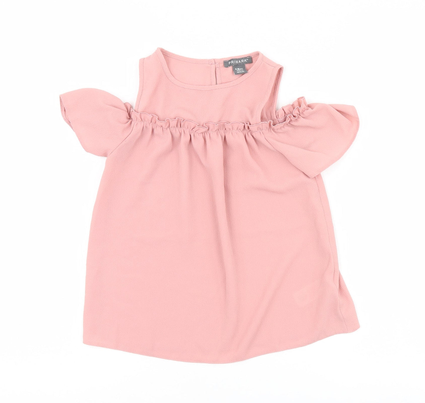 Primark Girls Pink   Basic Blouse Size 9-10 Years