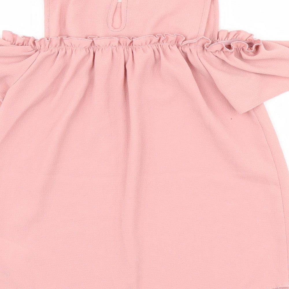 Primark Girls Pink   Basic Blouse Size 9-10 Years