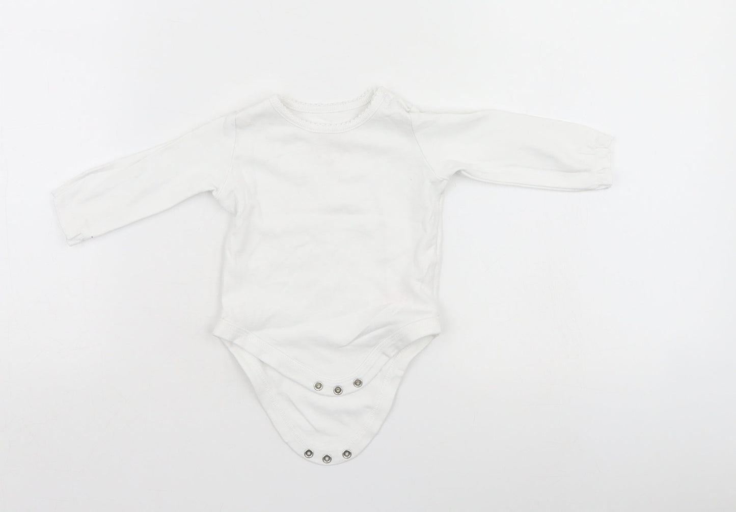F&F Baby White   Babygrow One-Piece Size 0-3 Months