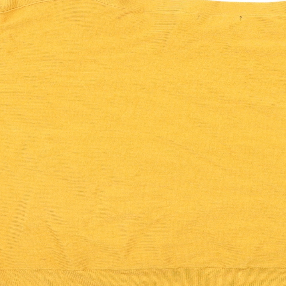 Roman Womens Yellow   Pullover Jumper Size 18