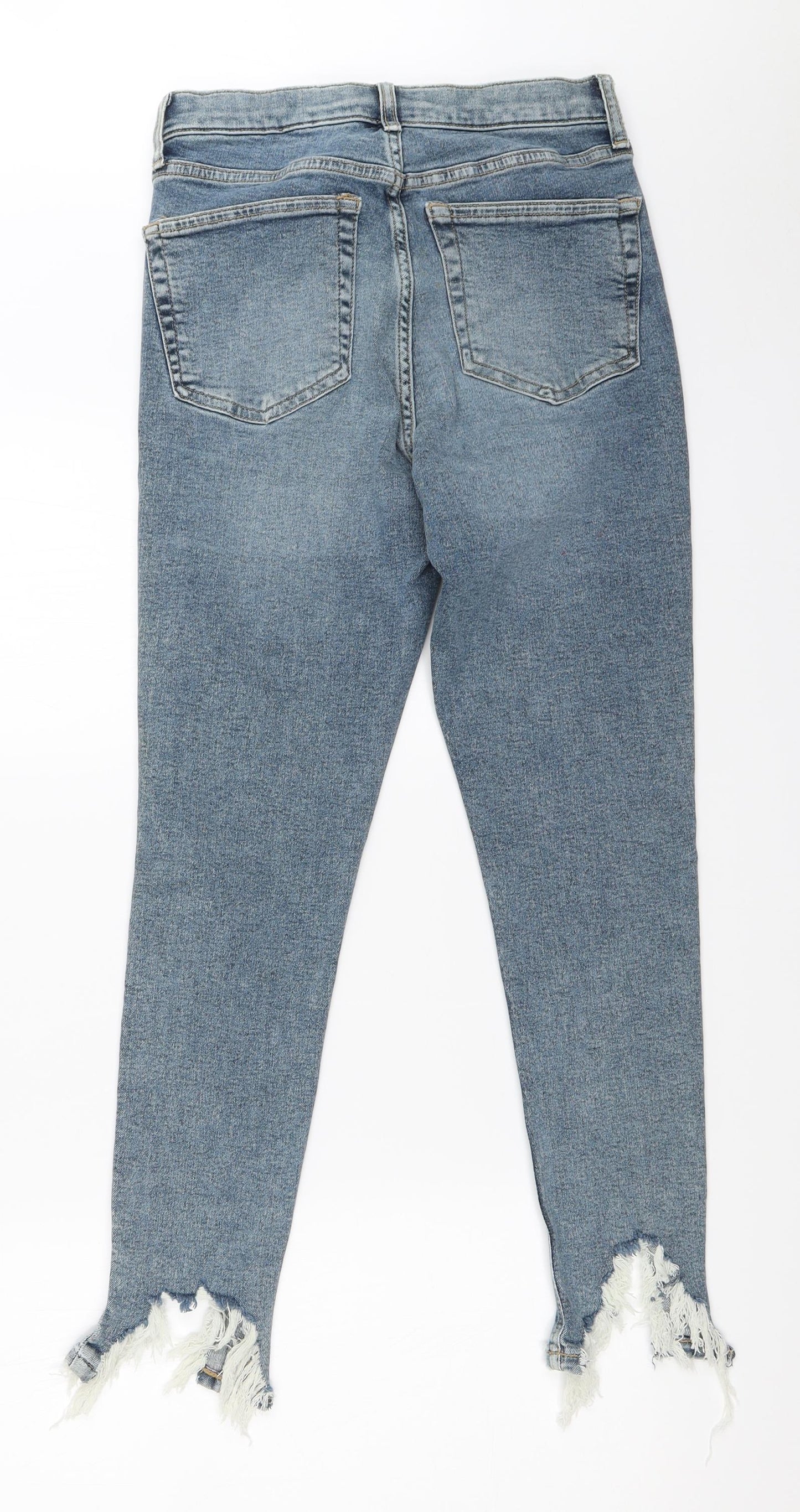 Topshop Womens Blue   Skinny Jeans Size 30 in L30 in