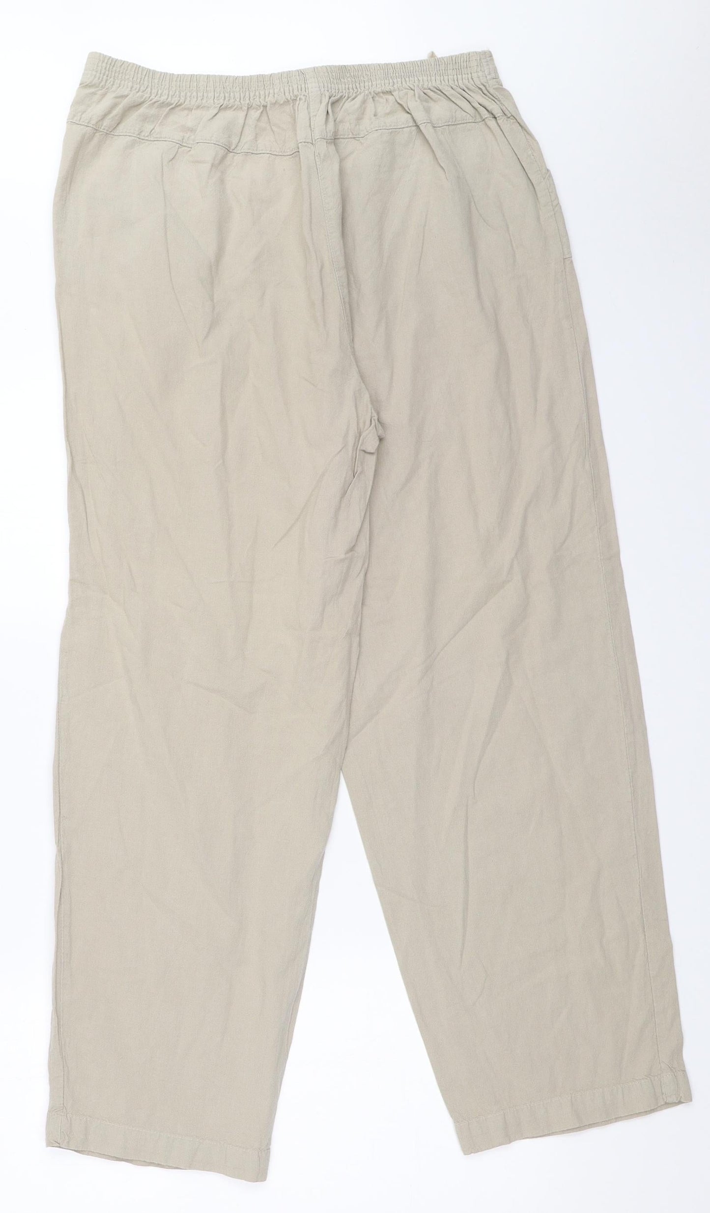 Preworn Womens Beige   Trousers  Size 31 in L28 in