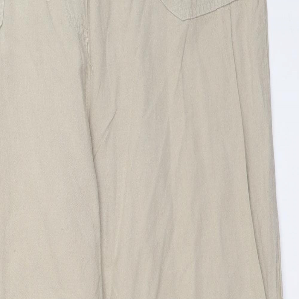 Preworn Womens Beige   Trousers  Size 31 in L28 in