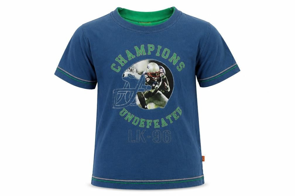 Little Kangaroos Boys Blue   Basic T-Shirt Size 4 Years