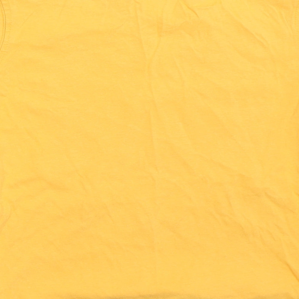 H&T Boys Yellow   Basic T-Shirt Size 5 Years