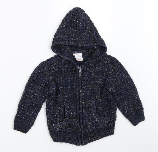 Joe Fresh Boys Blue   Full Zip Jumper Size 3 Years
