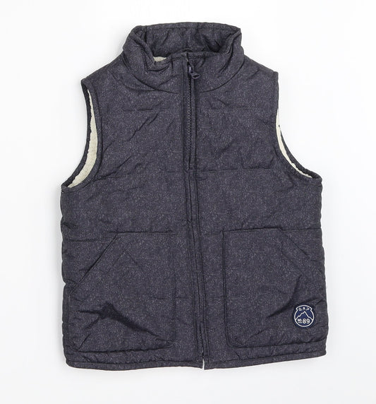 Gap Boys Blue   Gilet Coat Size 4 Years