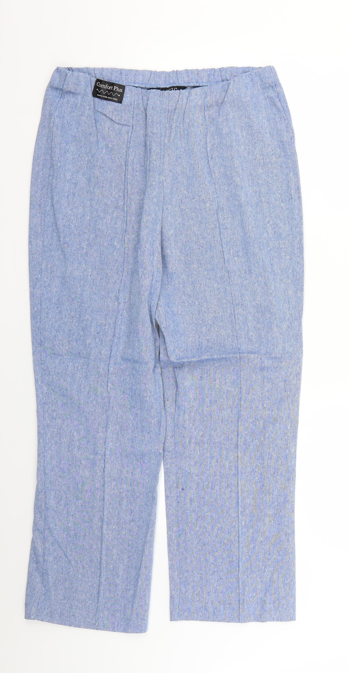 Classics Womens Blue   Trousers  Size 12 L25 in