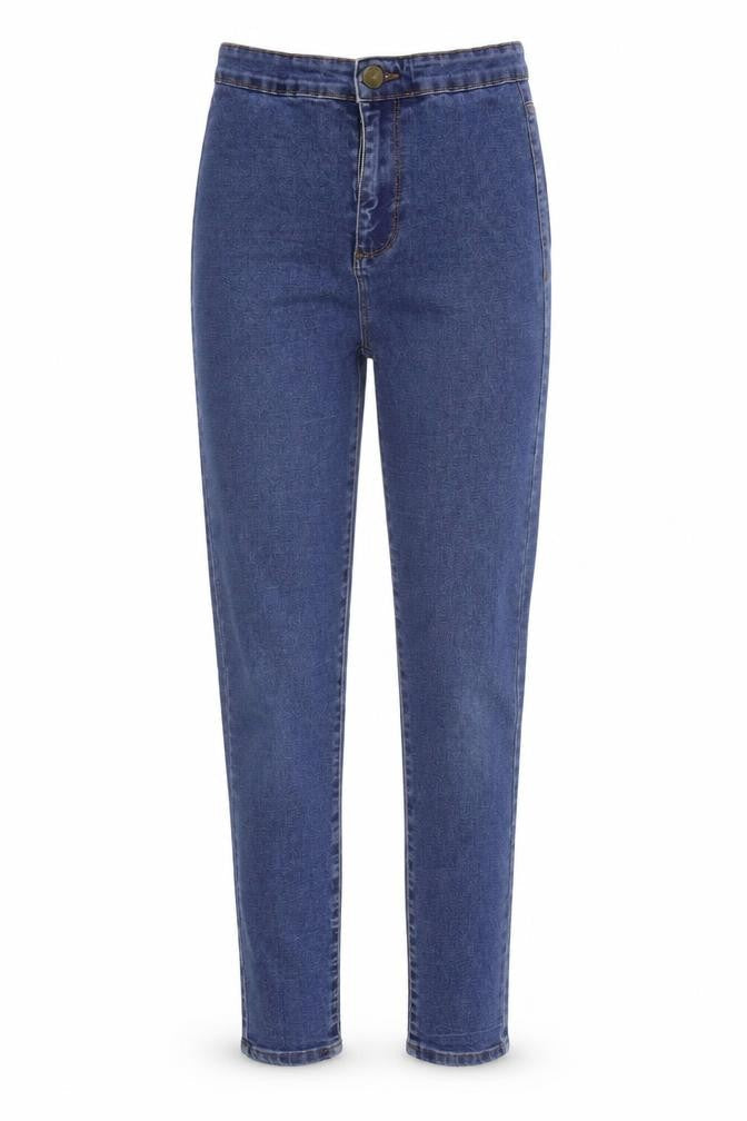 Denim & Co. Womens Blue   Straight Jeans Size 10 L28 in