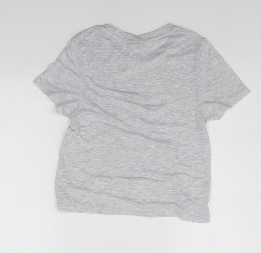 Topshop Womens Grey   Basic T-Shirt Size 6